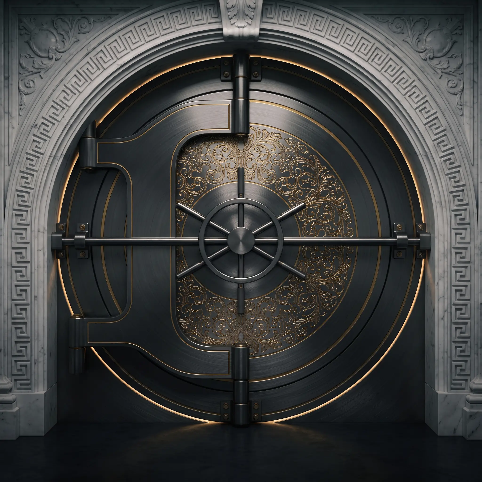 The vault of the Bank of Russ